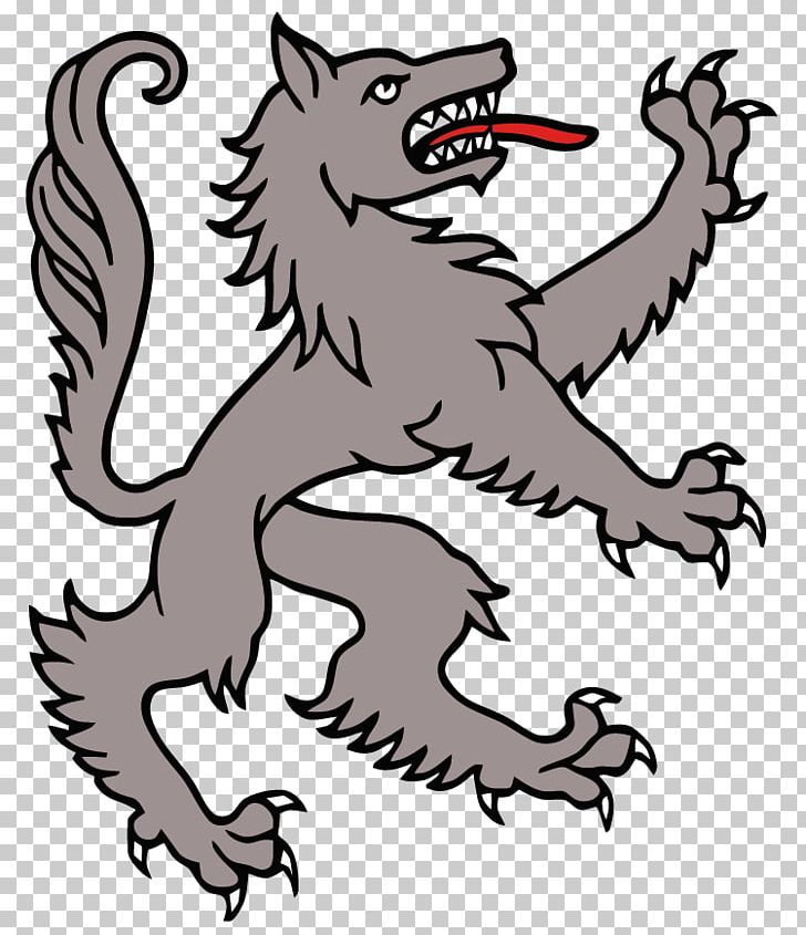 Gray Wolf Coat Of Arms Middle Ages Crest Wolves In Heraldry PNG, Clipart, Animal Figure, Artwork, Black And White, Carnivoran, Coat Of Arms Free PNG Download