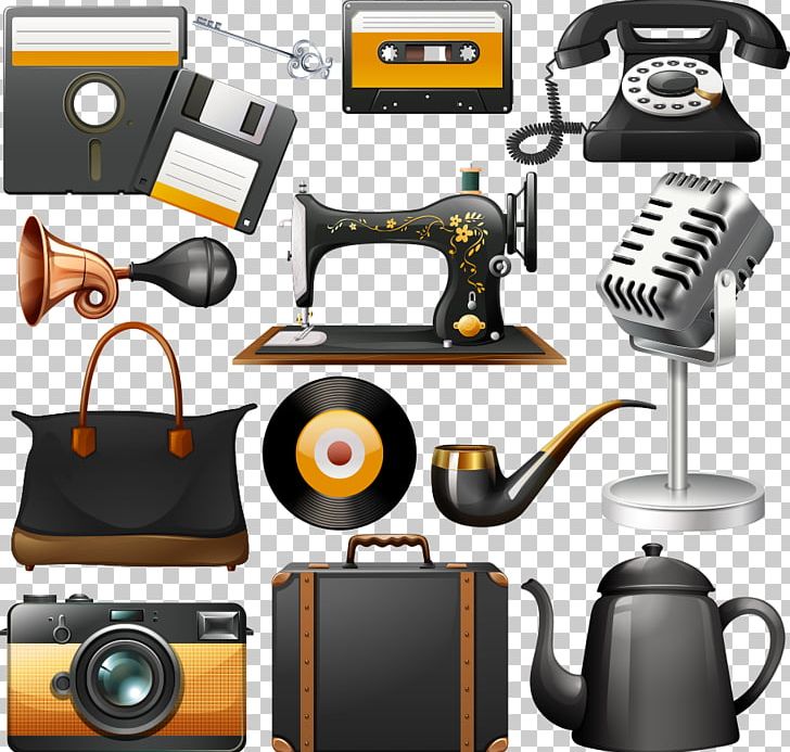 Stock Photography Illustration PNG, Clipart, Cartoon Sewing Machine, Communication, Gadget, Happy Birthday Vector Images, Microphone Free PNG Download