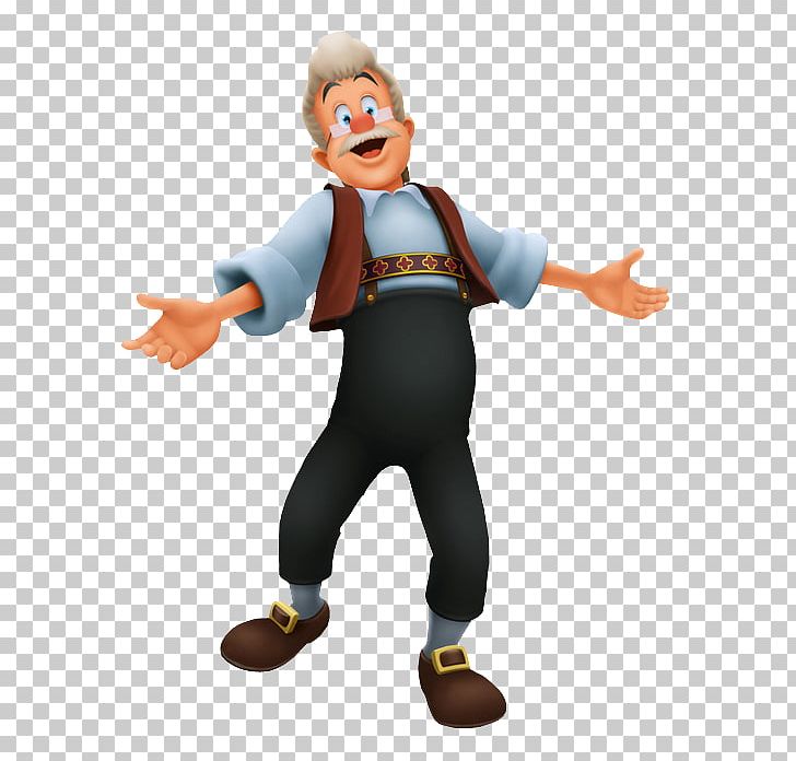 Kingdom Hearts 3D: Dream Drop Distance Geppetto Jiminy Cricket Pinocchio The Fairy With Turquoise Hair PNG, Clipart, Action Figure, Animation, Cartoon, Character, Costume Free PNG Download