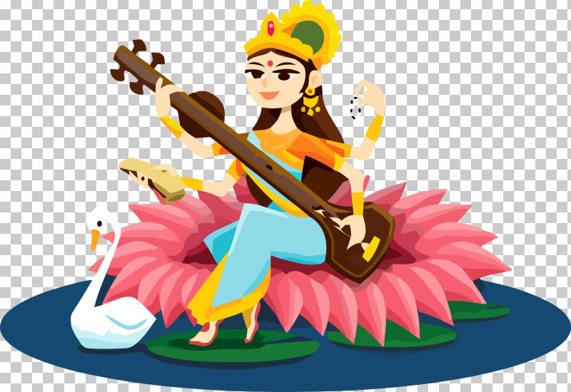 Vasant Panchami Basant Panchami Saraswati Puja PNG, Clipart, Basant Panchami, Hula, Luau, Saraswati, Saraswati Puja Free PNG Download