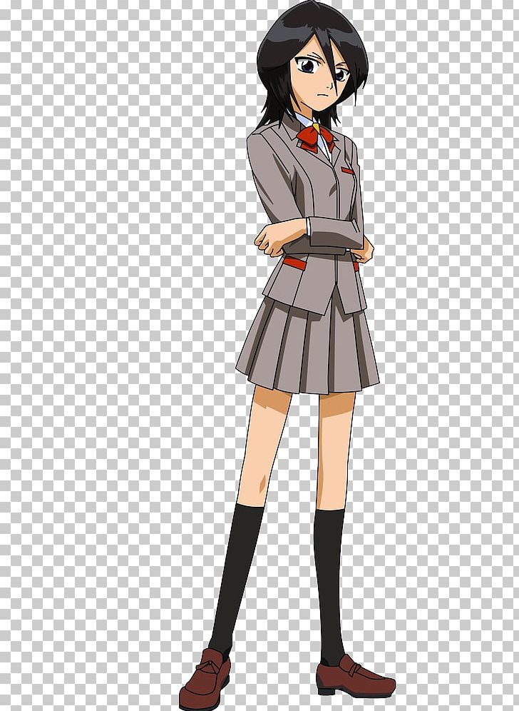 Rukia Kuchiki Ichigo Kurosaki School Uniform Bleach Costume PNG, Clipart, Anime, Arrancar, Black Hair, Bleach, Brown Hair Free PNG Download