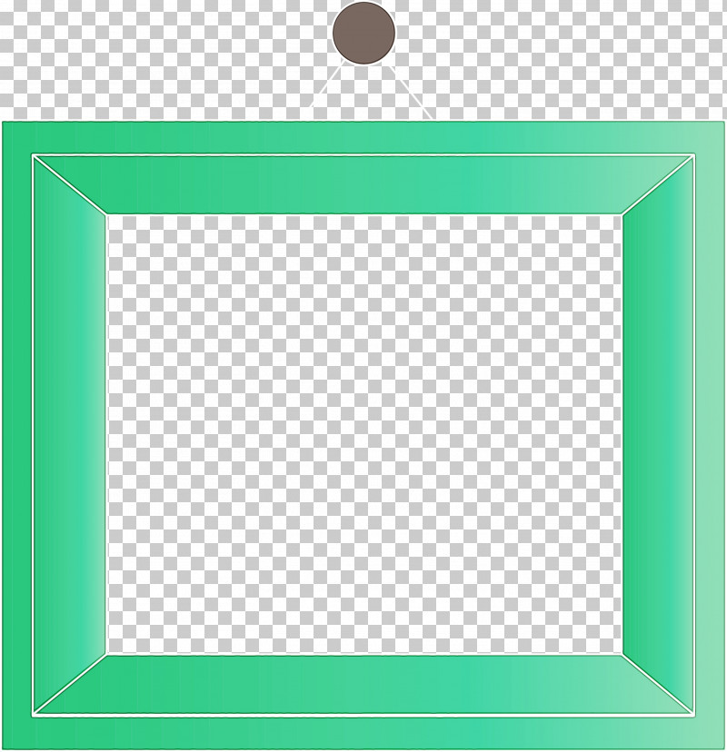 Picture Frame PNG, Clipart, Angle, Area, Green, Hanging Photo Frame, Line Free PNG Download