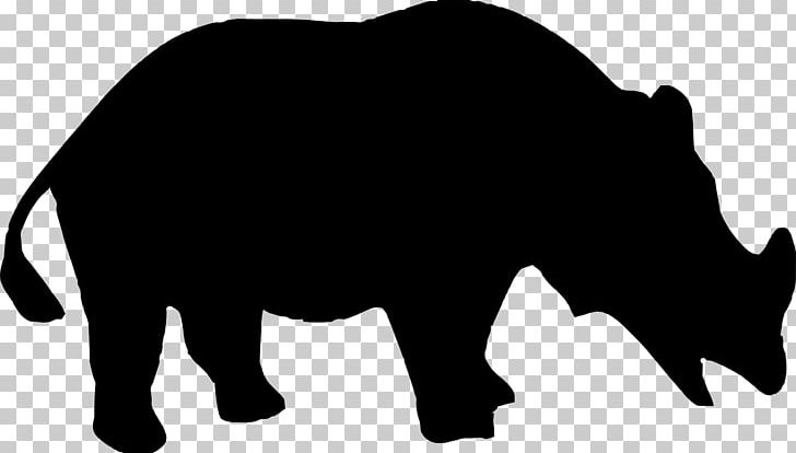 Rhinoceros Success Silhouette PNG, Clipart, Animals, Bear, Black, Black And White, Black Rhinoceros Free PNG Download