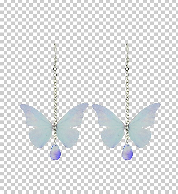 Earring Butterfly Turquoise Jewellery Gemstone PNG, Clipart, Blue, Body Jewelry, Butterfly, Chain, Charms Pendants Free PNG Download