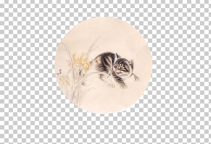 Persian Cat Kitten Drawing Chinese Painting PNG, Clipart, Animals, Art, Beige, Breed, Carnivoran Free PNG Download