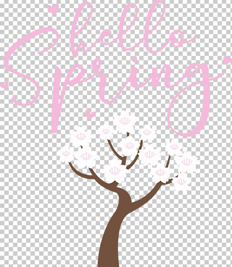 Hello Spring Spring PNG, Clipart, Branching, Floral Design, Happiness, Hello Spring, Meter Free PNG Download