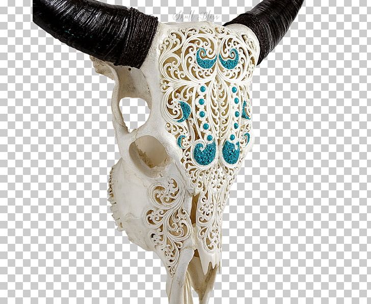 Cattle Skull XL Horns Turquoise PNG, Clipart, Barbed Wire, Body Jewellery, Body Jewelry, Cart, Cattle Free PNG Download
