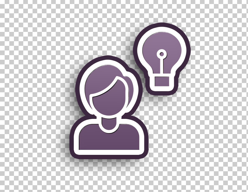 Creative Icon Think Icon Idea Icon PNG, Clipart, Creative Icon, Idea Icon, Label, Logo, Purple Free PNG Download