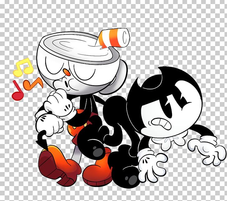 Bendy And The Ink Machine Cuphead Fan Art PNG, Clipart, Art, Artist, Bendy And The Ink Machine, Cartoon, Cuphead Free PNG Download