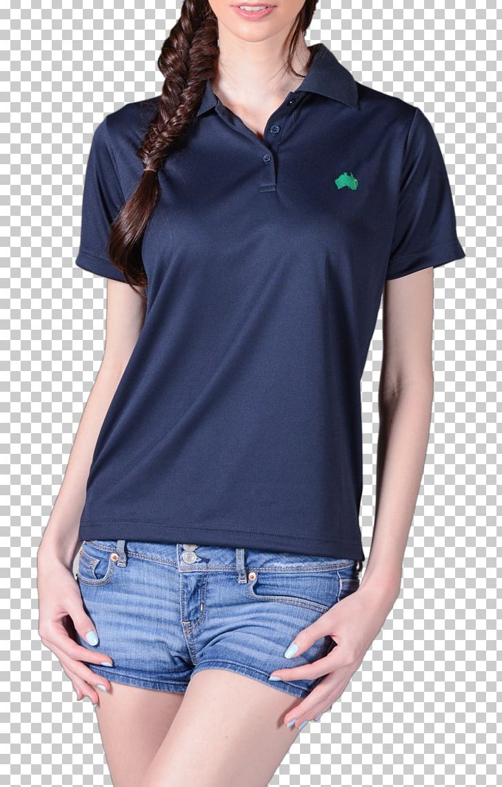 T-shirt Polo Shirt Sleeve Collar PNG, Clipart, Blue, Button, Clothing, Collar, Embroidery Free PNG Download