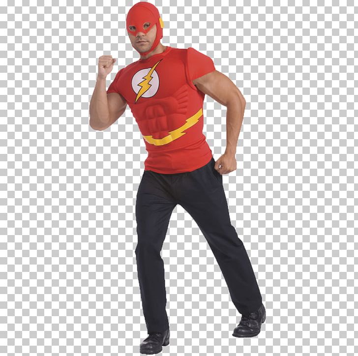 Flash T-shirt Costumes For Children Halloween Costume PNG, Clipart, Adult, Arm, Chest Muscle, Clothing, Costume Free PNG Download