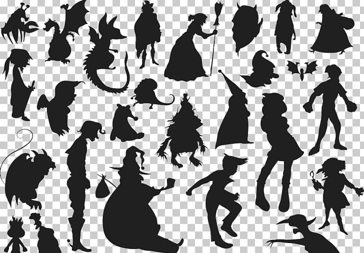 Silhouette Cartoon Character Comics PNG, Clipart, Animals, Animation, Black And White, Cartoon, Cartoon Character Free PNG Download