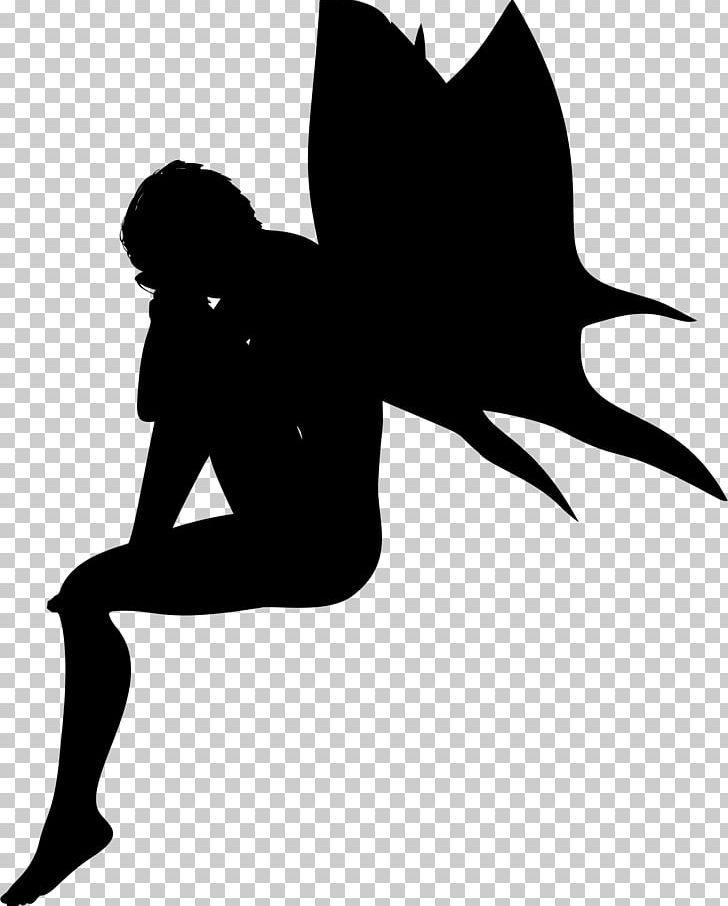 Silhouette PNG, Clipart, Animals, Black, Black And White, Depressed, Fairy Free PNG Download