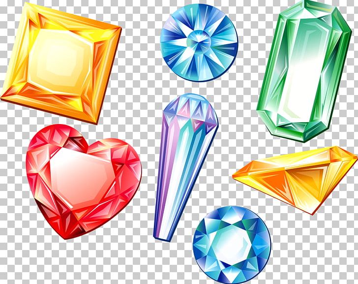 Diamond Color Gemstone Illustration PNG, Clipart, Body Jewelry, Bright, Color, Colorful Vector, Color Pencil Free PNG Download