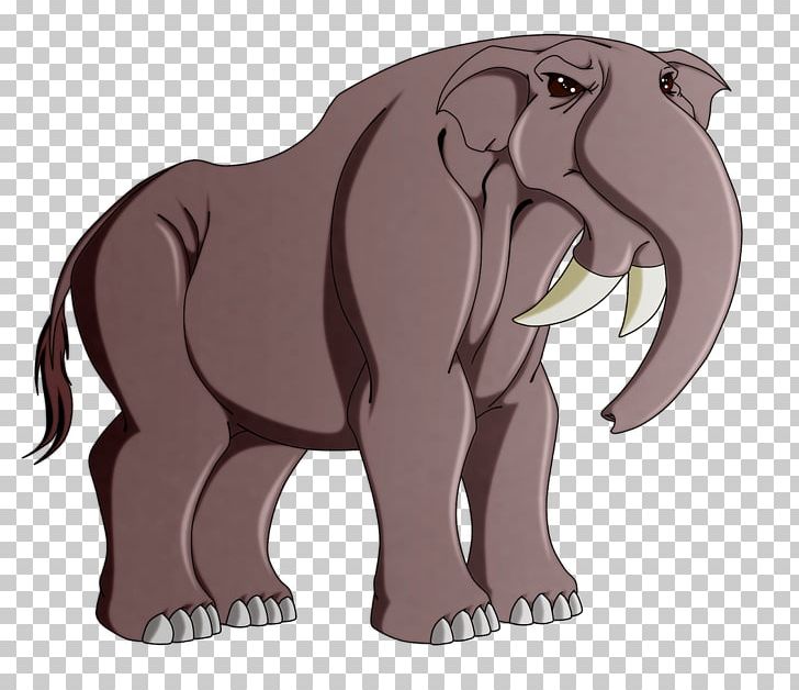 Deinotherium (white background)