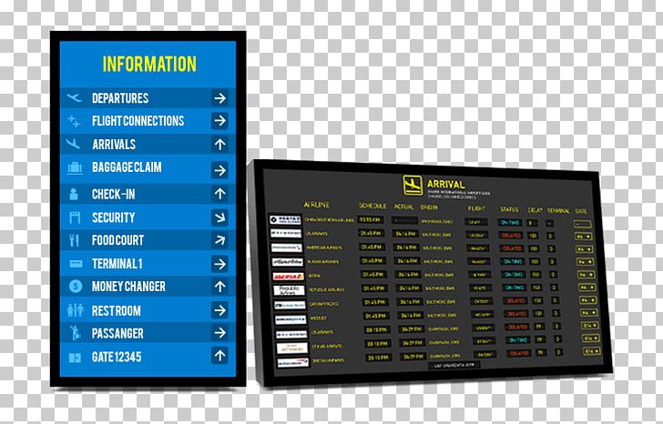 Digital Signs Flight Information Display System Signage Display Device PNG, Clipart, Bulletin Board, Business, Digital, Digital Signage, Digital Signs Free PNG Download