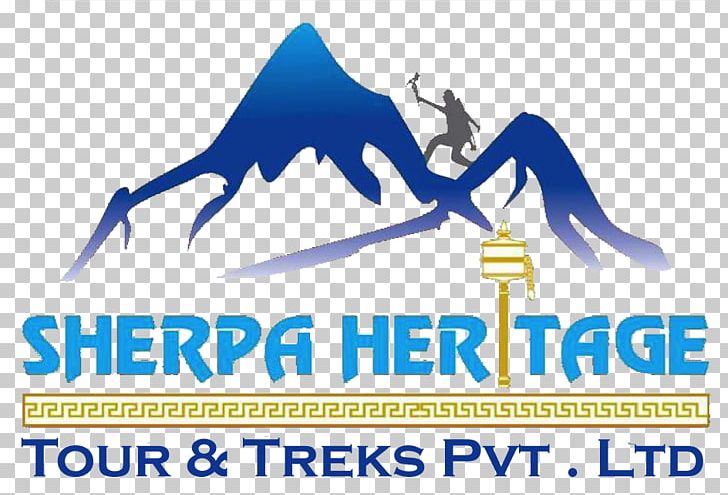Logo Machapuchare Kangchenjunga Trekking Mountain PNG, Clipart, Advertising, Area, Blue, Brand, Document Free PNG Download