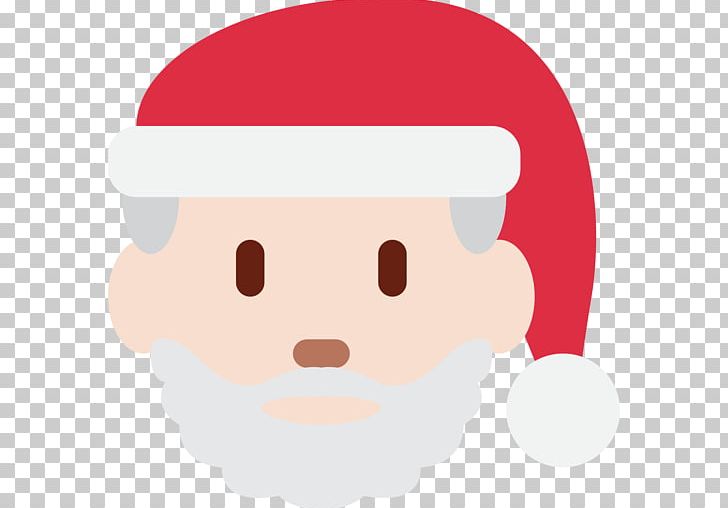 Santa Claus Christmas Tree Gift Emoji PNG, Clipart, Birthday, Boxing Day, Cartoon, Cheek, Child Free PNG Download