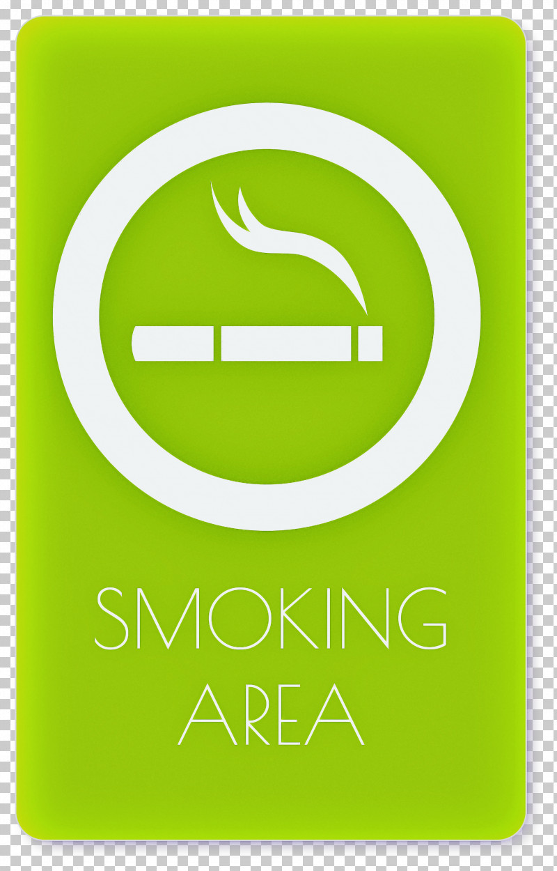 Smoke Area Sign PNG, Clipart, Area, Green, Line, Logo, Picture Frame Free PNG Download