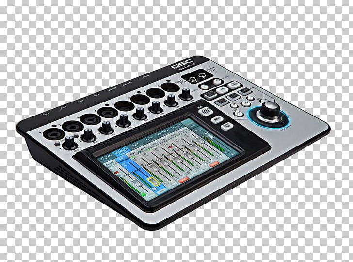 Microphone QSC TouchMix-8 Audio Mixers QSC Audio Products Digital Mixing Console PNG, Clipart, Audio, Audio Mixers, Electronic Device, Electronics, Microphone Free PNG Download