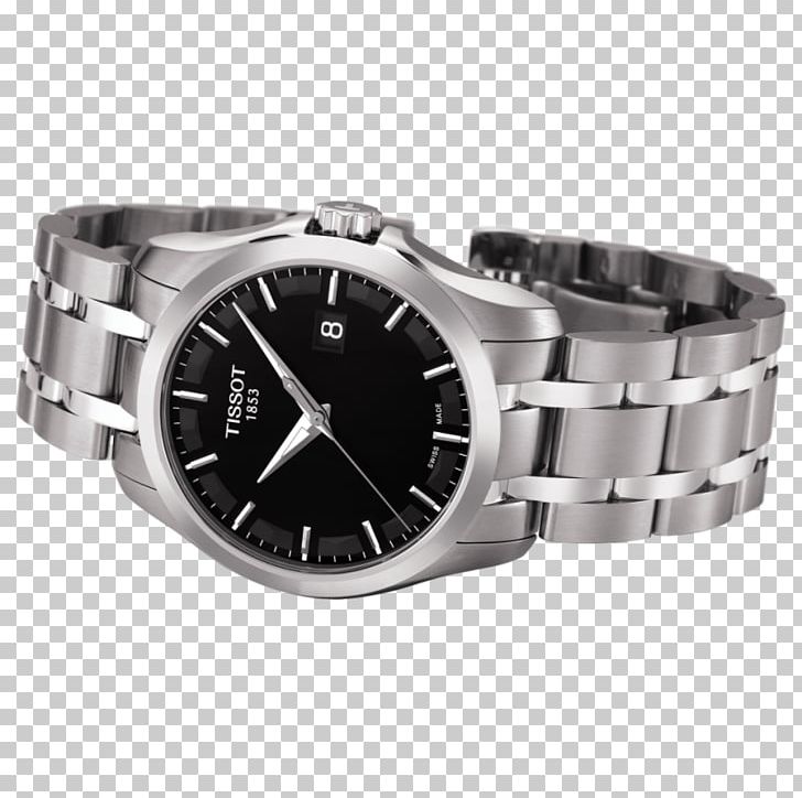 Watch Strap Tissot Clock Silver PNG, Clipart, Accessories, Bracelet, Brand, Clock, Clothing Accessories Free PNG Download