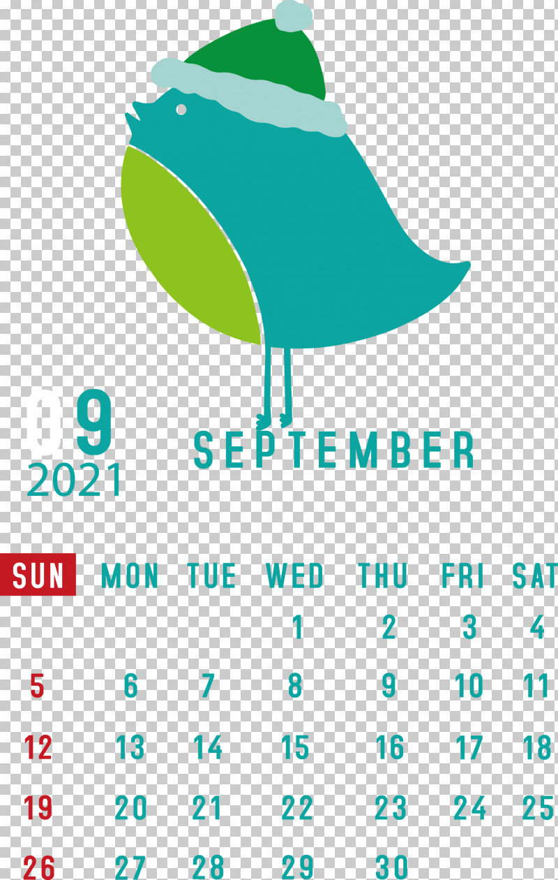 September 2021 Printable Calendar September 2021 Calendar PNG, Clipart, Aqua M, Calendar System, Green, Htc Hero, Leaf Free PNG Download