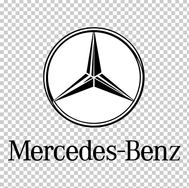 Mercedes-Benz Car Encapsulated PostScript Logo PNG, Clipart, Angle, Area, Benz Logo, Black And White, Brand Free PNG Download