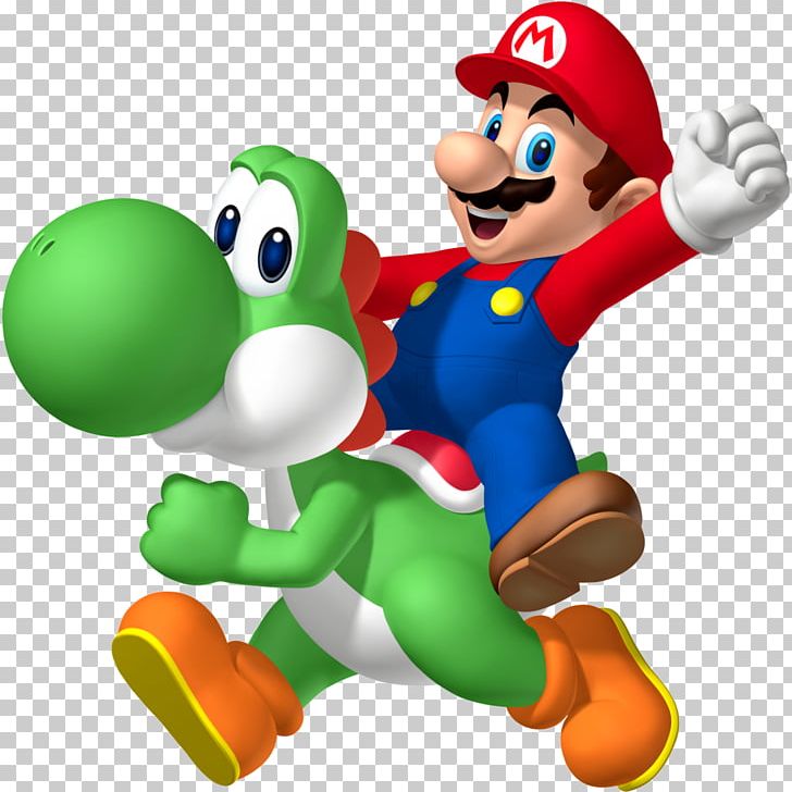 Mario & Yoshi Mario Bros. New Super Mario Bros Luigi PNG, Clipart, Amp, Cartoon, Computer Wallpaper, Fictional Character, Figurine Free PNG Download