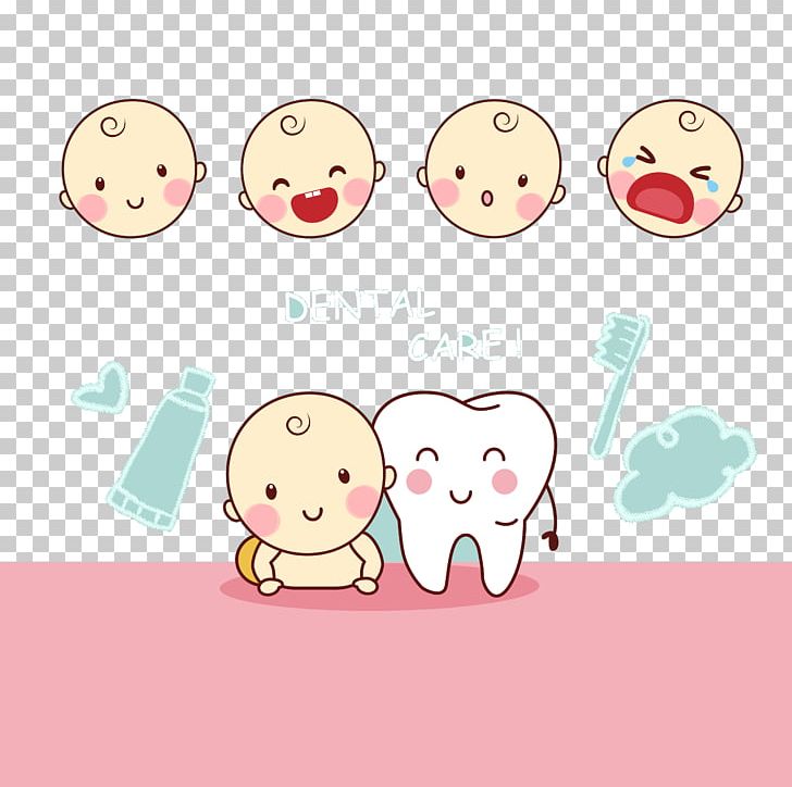 Human Tooth Dentistry Cartoon PNG, Clipart, Baby, Cartoon, Cartoon Character, Cartoon Eyes, Creative Toothpaste Free PNG Download