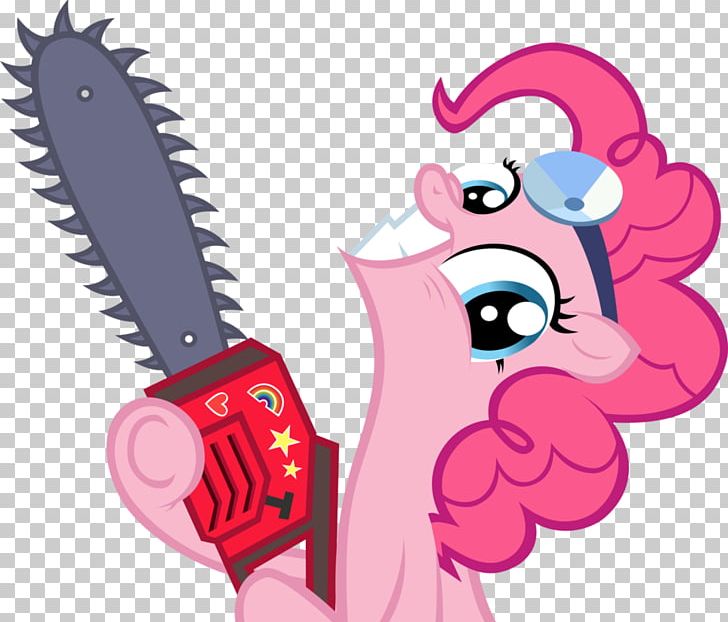Pinkie Pie Rainbow Dash Applejack Rarity Twilight Sparkle PNG, Clipart, Appl, Art, Cartoon, Chainsaw, Cupcake Free PNG Download