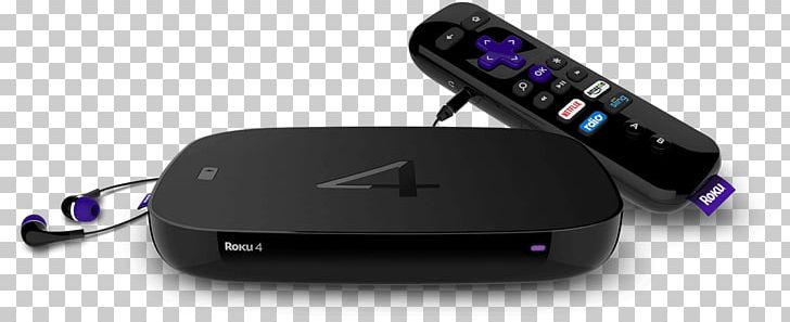 Roku 4 Streaming Media Digital Media Player 4K Resolution PNG, Clipart, 4k Resolution, Audio, Computer Accessory, Digital Media Player, Electronics Free PNG Download