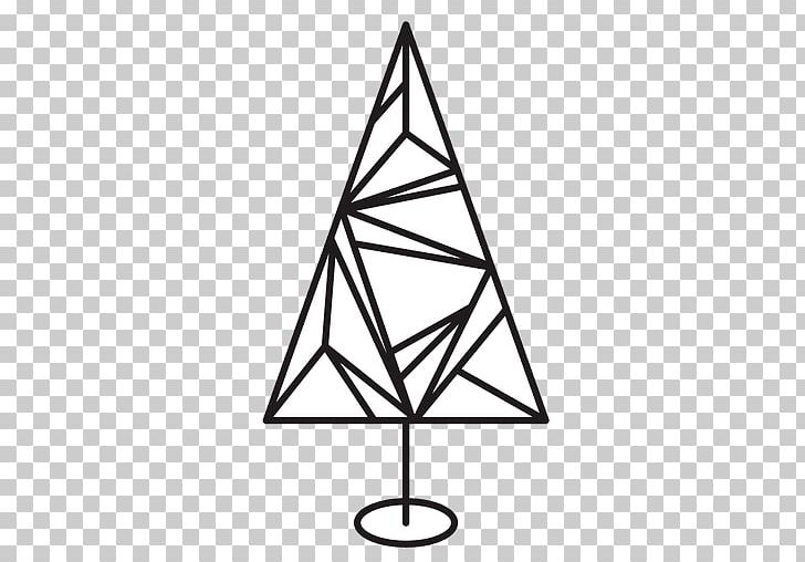 Geometry Christmas Tree Drawing PNG, Clipart, Angle, Arbol, Black And White, Christmas, Christmas Tree Free PNG Download