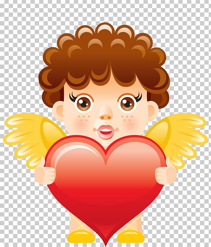 Angel Heart Cupid PNG, Clipart, Angel, Angels, Art, Beak, Cartoon Free PNG Download
