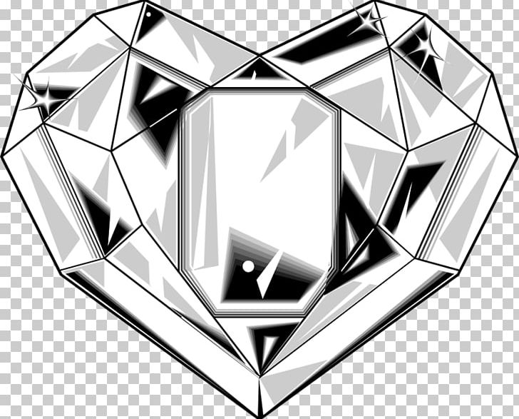 Heart Diamond Drawing Stock Photography PNG, Clipart, Angle, Black And White, Body Jewelry, Brand, Crystal Free PNG Download