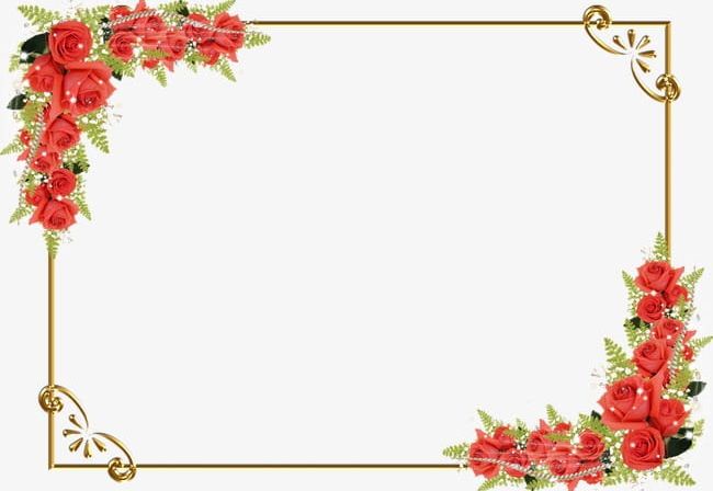 Red Rose Border PNG, Clipart, Alphabet, Backgrounds, Border, Border Clipart, Branch Free PNG Download