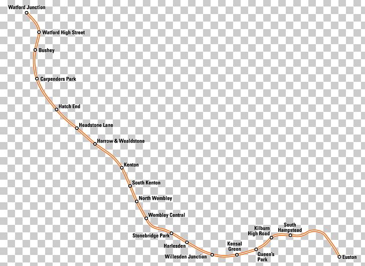 Watford DC Line Euston Railway Station Watford Junction London Overground PNG, Clipart, Angle, Area, De Lijn, Diagram, Euston Railway Station Free PNG Download