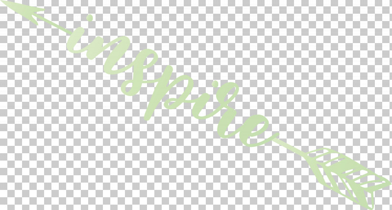 Logo Font Leaf Angle Line PNG, Clipart, Angle, Arrow With Inspire, Biology, Cute Arrow With Word, Green Free PNG Download