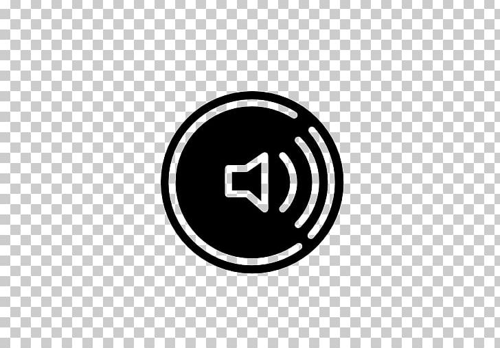 Logo Computer Icons Sound PNG, Clipart, Black, Black And White, Brand, Button, Circle Free PNG Download