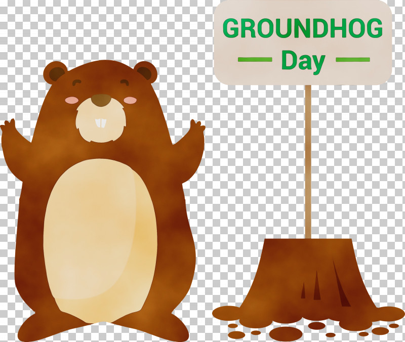 Groundhog Day PNG, Clipart, Animal Figure, Beaver, Brown Bear, Cartoon, Groundhog Free PNG Download