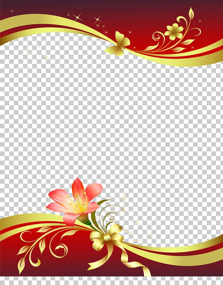 Paper Stationery Flower Pin PNG, Clipart, Border, Border Frame, Borders, Certificate Border, Chinese New Year Free PNG Download