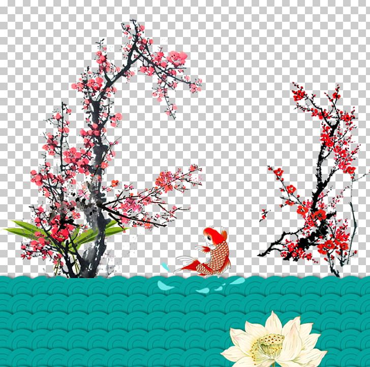 Plum Blossom Ameixeira PNG, Clipart, Blossom, Branch, Carp, Cherry Blossom, Chinese Free PNG Download