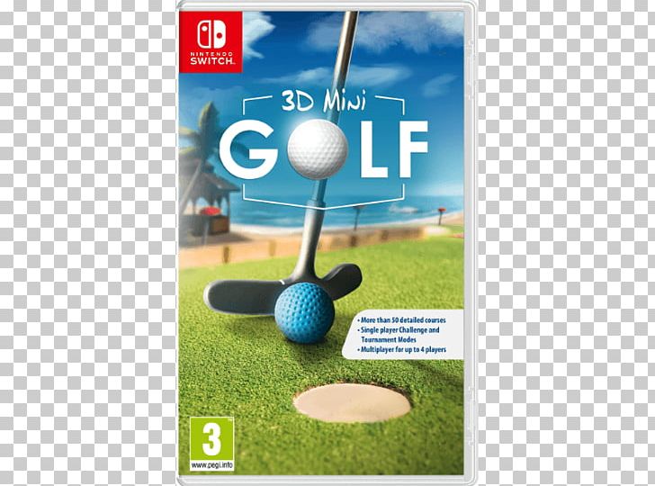Nintendo Switch 3d Mini Golf Video Game Miniature Golf Png