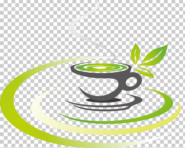 Green Tea Coffee Bubble Tea Cafe PNG, Clipart, Background Green, Black Tea, Cafe, Circle, Coffee Free PNG Download