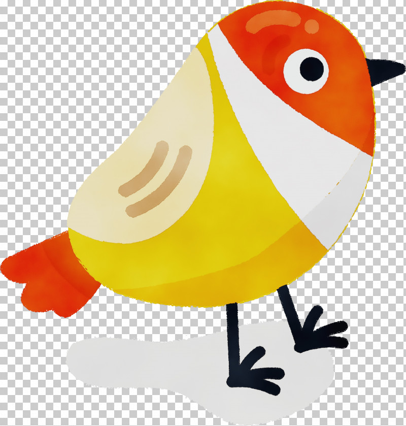 Beak Yellow PNG, Clipart, Beak, Cartoon Bird, Cute Bird, Paint, Watercolor Free PNG Download