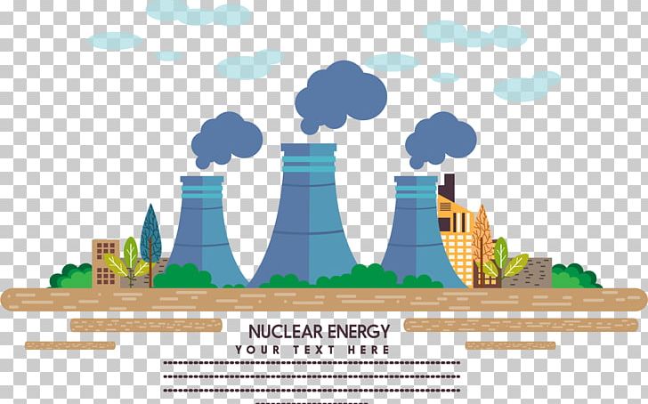 Nuclear Power Power Station Factory Industry PNG, Clipart, Atomic Nucleus, Brand, Building, Chinese New Year, Environmental Protection Free PNG Download