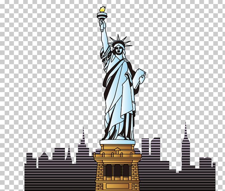 Statue Of Liberty Landmark Cartoon PNG, Clipart, Art, Buddha Statue, Building, Encapsulated Postscript, Fictional Character Free PNG Download