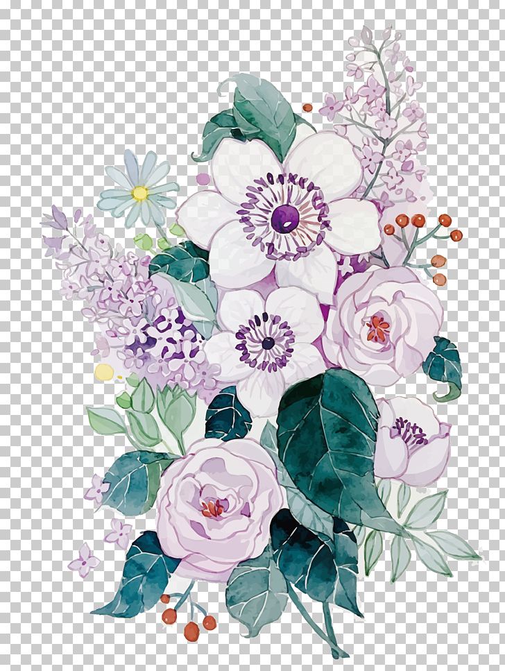 Floral Design Flower Watercolor Painting PNG, Clipart, Cartoon, Cut Flowers, Decorative Flowers, Design, Flora Free PNG Download