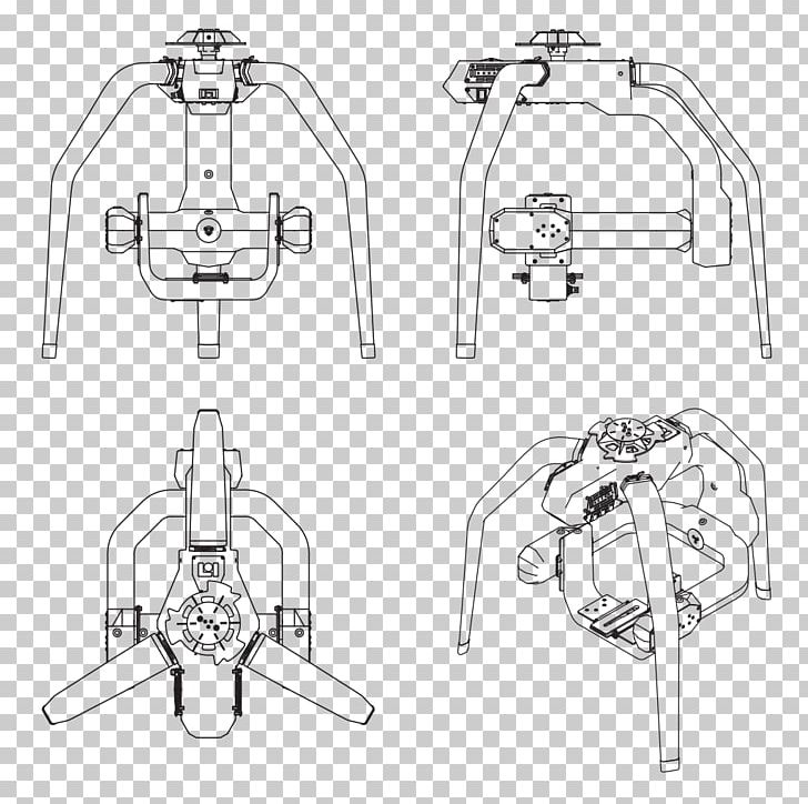 Unmanned Aerial Vehicle Nokia OZO Drawing Camera Gimbal PNG, Clipart, Angle, Arri, Artwork, Auto Part, Black And White Free PNG Download