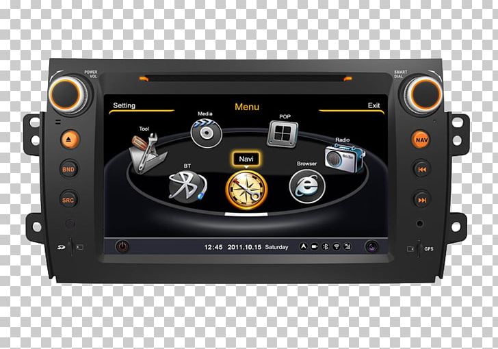 GPS Navigation Systems Car Suzuki SX4 Vehicle Audio DVD Player PNG, Clipart, Automotive Navigation System, Car, Computer Monitors, Double Twelve Display Model, Dvd Player Free PNG Download