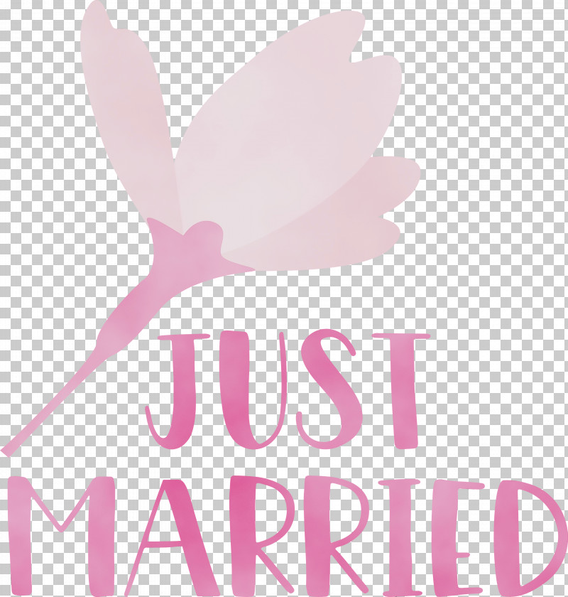 Logo Font Petal Flower Meter PNG, Clipart, Flower, Just Married, Logo, Meter, Paint Free PNG Download